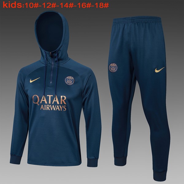 Kinder Hoodies PSG 2024 Blau 2